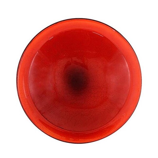 Achla Designs Achla CGB-09R 12 Inch Red Glass Crackle Glass Bowl CGB-09R - main